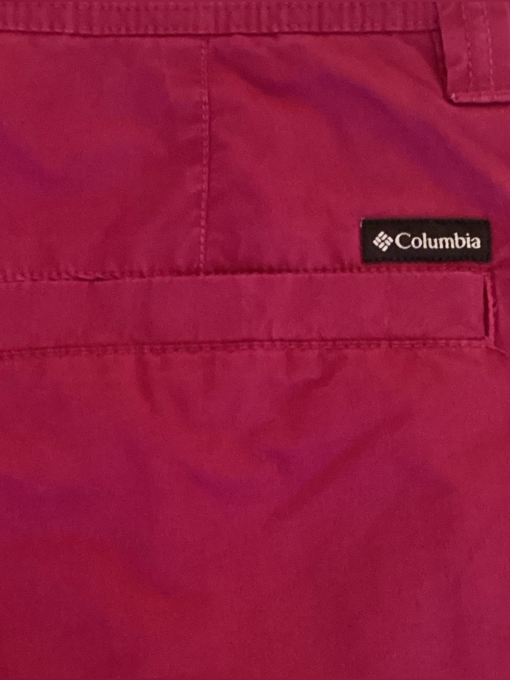 Columbia Men’s Red Chino Shorts 10” Inseam Cotton Flat Front - Picture 3 of 8